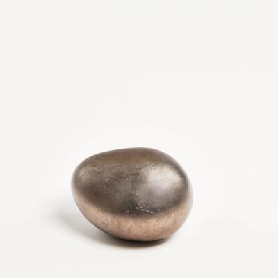 Design objects - Ova S Matt Silver, Handmade Sculpture Interior Design Piece - DV DESIGN