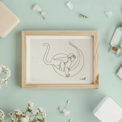 Gifts - Note card - Minimalist illustration - COSETTE ET LES LYS