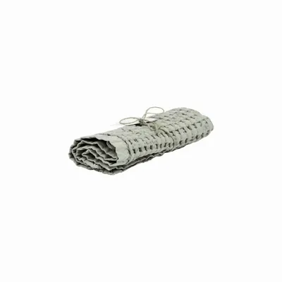 Serviettes de bain - Serviette nid d'abeille MIREILLE1 30x45 cm - BED AND PHILOSOPHY