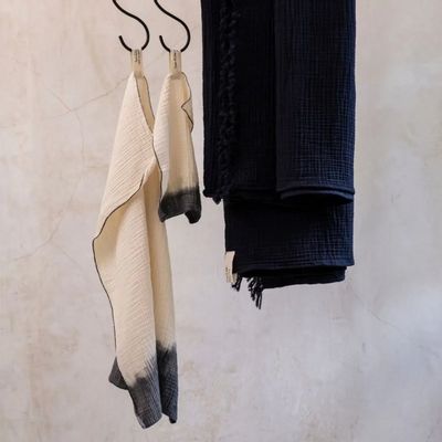 Bath towels - PHILO2 cotton gauze quadruple napkin 50x70 cm - BED AND PHILOSOPHY