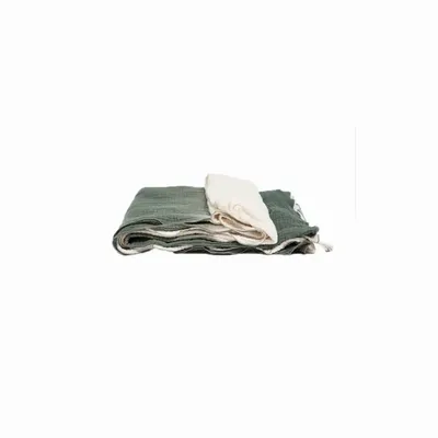 Serviettes de bain - Serviette quadruple gaze de coton PHILO3 150x180 cm - BED AND PHILOSOPHY