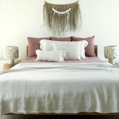Fabric cushions - CRUSH cushion cover 55X110 cm - BED AND PHILOSOPHY