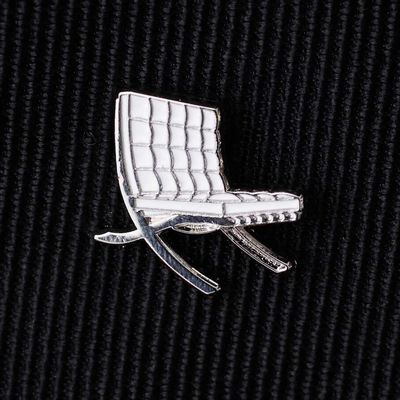 Brooches - Pin Barcelona Chair White - PINPINPIN.IT