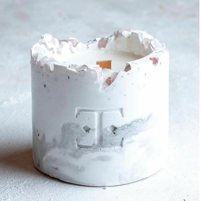 Candles - Silver Glow - Gemstone Candle - ESTI LIVING