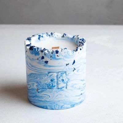 Candles - Spicy Blue - Gemstone Candle - ESTI LIVING