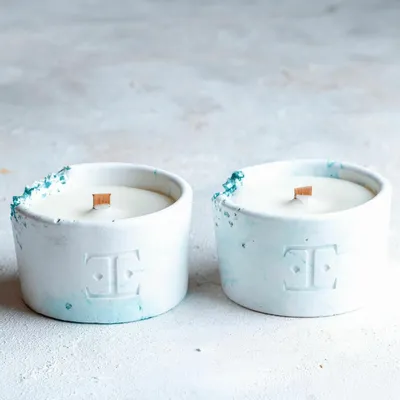Bougies - Ocean Wave - Set de 2 Bougies Midi - ESTI LIVING