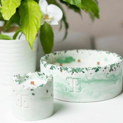 Candles - Mystic Green - Luna Gemstone Candle - ESTI LIVING