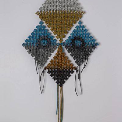 Outdoor decorative accessories - Wall decor • Mobile Masks THE KNOT • Outdoors Indoors • Textile cords - SARAH ALOISI PARIS