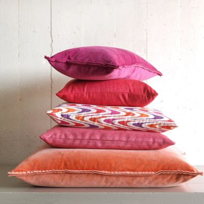 Coussins textile - Housse de coussin en soie Swirl - ML FABRICS