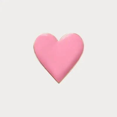 Bijoux - bijou broche CLAP - CLOEUR ROSE - CLAP PARIS