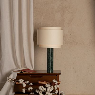 Table lamps - Pipo Duoble (Green Marble) - SIMONE & MARCEL