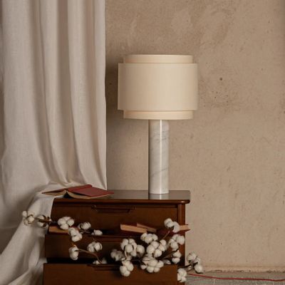 Table lamps - Pipo Duoble (White Marble) - SIMONE & MARCEL