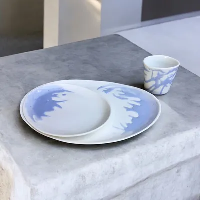 Everyday plates - Porcelain - CECILE GASC PORCELAINE