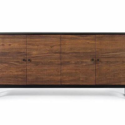 Buffets - Buffet bois palissandre et manguier plus métal - GINER Y COLOMER