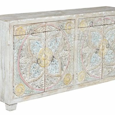 Sideboards - Multicolored mango wood sideboard - GINER Y COLOMER