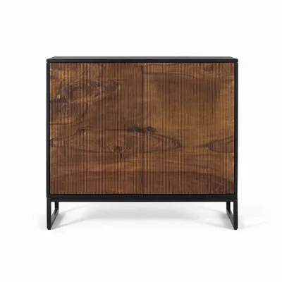 Console table - Rosewood and mango wood console with metal - GINER Y COLOMER