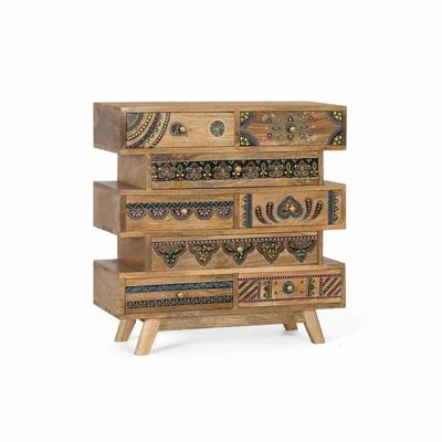 Commodes - Commode réalisée à la main en bois de manguier - GINER Y COLOMER