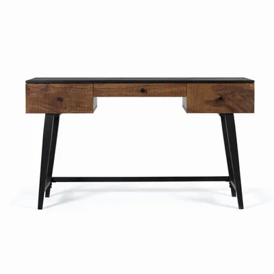 Bureaux - Bureau en bois palissandre et manguier plus métal - GINER Y COLOMER