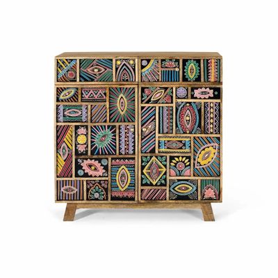 Buffets - Buffet fabriqué à la main en bois de manguier 80cm - GINER Y COLOMER