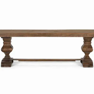 Bancs - Banc fabriqué à la main en bois de manguier 180cm - GINER Y COLOMER