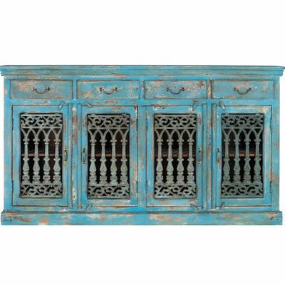 Sideboards - Handmade mango wood sideboard 200 cm - GINER Y COLOMER