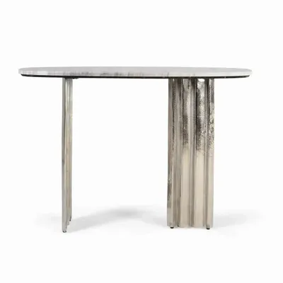 Console table - Console with oval marble top - GINER Y COLOMER