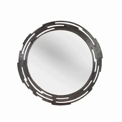 Miroirs - Miroir rond avec cadre plat en métal - GINER Y COLOMER