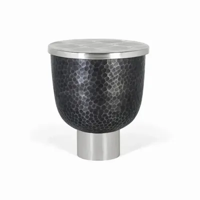 Tables basses - Table basse ronde avec plateau en aluminium - GINER Y COLOMER