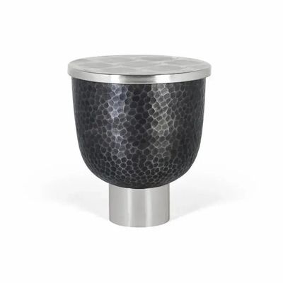 Coffee tables - Round coffee table with aluminum top - GINER Y COLOMER