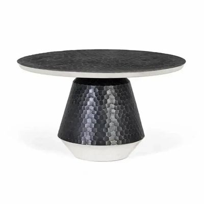 Tables basses - Table basse ronde entièrement réalisée en aluminium. - GINER Y COLOMER