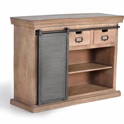 Sideboards - Sideboard in mango wood and metal - GINER Y COLOMER
