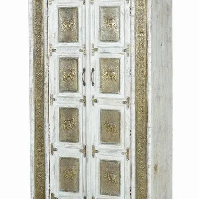 Boîtes de rangement - Coffret en manguier blanc vieilli craquelé - GINER Y COLOMER