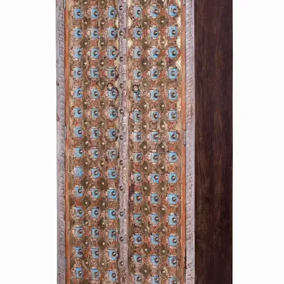 Armoires - Armoire manguier en noyer et gris vieilli - GINER Y COLOMER