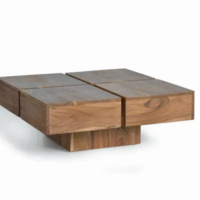 Tables basses - Table basse en bois d'acacia - GINER Y COLOMER
