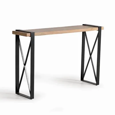 Console table - Acacia wood and metal console - GINER Y COLOMER