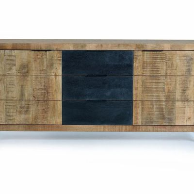 Buffets - Buffet en bois d'acacia et métal - GINER Y COLOMER