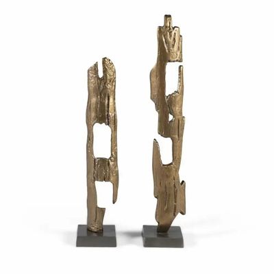Sculptures, statuettes and miniatures - Set of two decorative metal sculptures - GINER Y COLOMER
