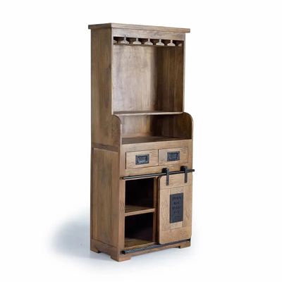 Buffets - Porte-bouteilles en bois de manguier et metal - GINER Y COLOMER