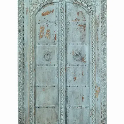 Wardrobe - Teal mango wood cabinet - GINER Y COLOMER