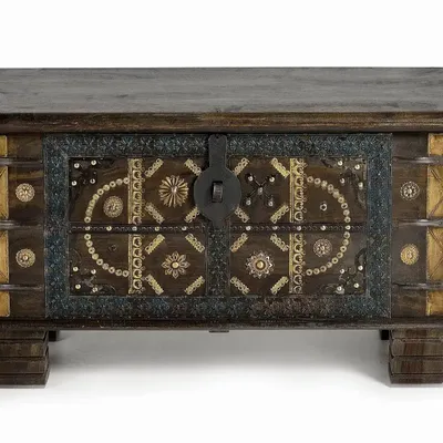 Boîtes de rangement - Coffre en bois de manguier marron foncé - GINER Y COLOMER