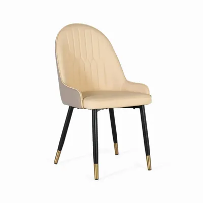 Chaises - Ensemble de 4 chaises recouvertes de velours et structure en acier - GINER Y COLOMER