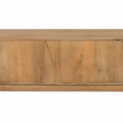Tables basses - Table basse en bois de manguier aux coins arrondis - GINER Y COLOMER