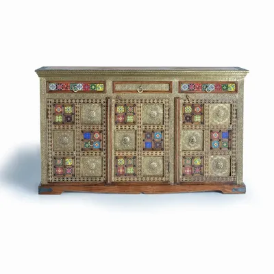 Sideboards - Acacia wood sideboard - GINER Y COLOMER