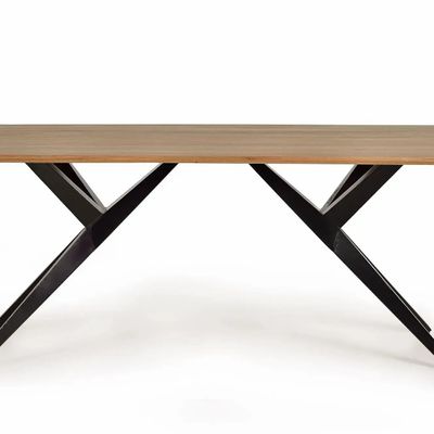 Tables Salle à Manger - Table a manger en bois d'acacia et métal - GINER Y COLOMER