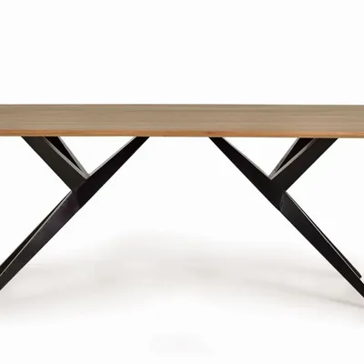 Tables Salle à Manger - Table a manger en bois d'acacia et métal - GINER Y COLOMER