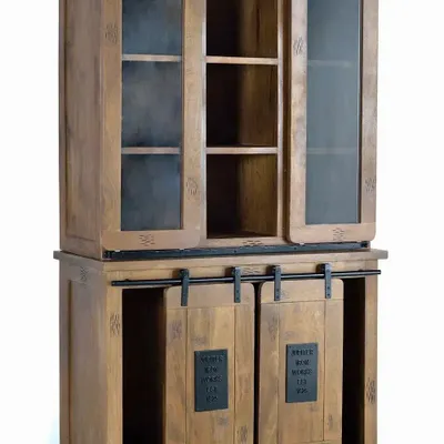 Sideboards - Mango wood and metal dresser - GINER Y COLOMER