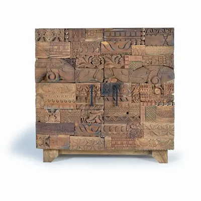 Sideboards - Sideboard in mango wood and recycled wood - GINER Y COLOMER