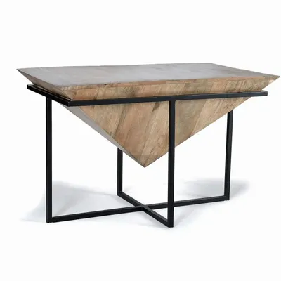 Coffee tables - Mango wood and metal coffee table - GINER Y COLOMER
