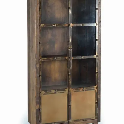 Sideboards - Reclaimed wood display case - GINER Y COLOMER
