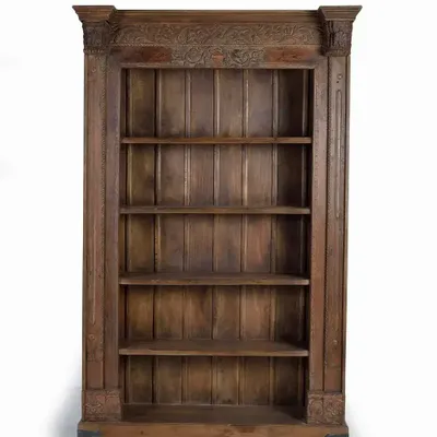 Bookshelves - Mango wood and reclaimed wood bookcase - GINER Y COLOMER